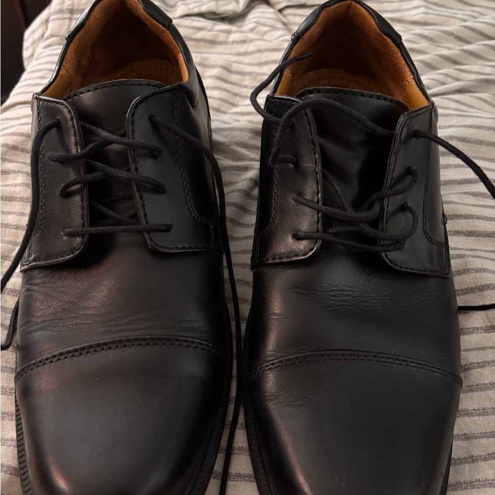 Kohl's Croft & Barrow Men's Black Oxfords